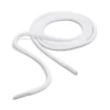 Cordones de algodón unisex para adultos, blancos