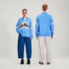 Cárdigan clásico con cremallera Kickers para adultos unisex, azul