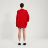 Cárdigan clásico Kickers unisex para adultos, rojo