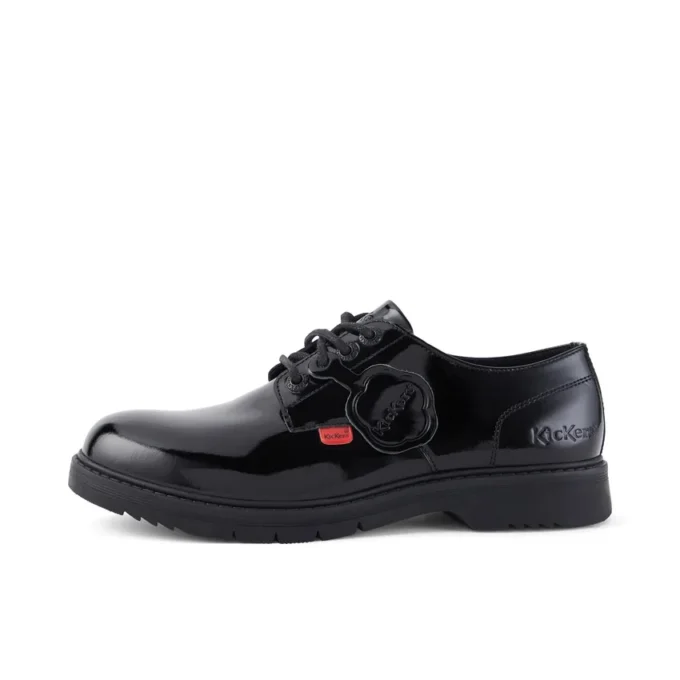 Finley Lo para mujer, piel charol, negro