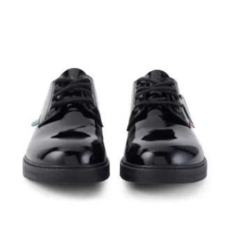 Finley Lo para mujer, piel charol, negro