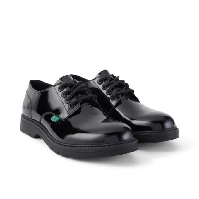 Finley Lo para mujer, piel charol, negro