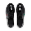 Finley Lo para mujer, piel charol, negro