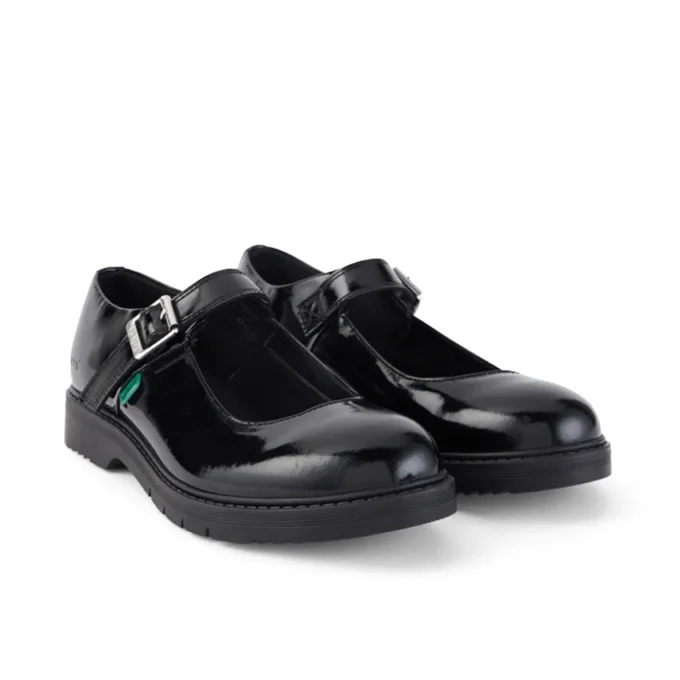Finley MJ de charol negro para mujer