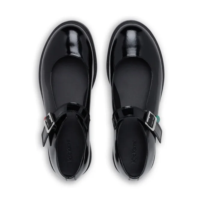Finley MJ de charol negro para mujer