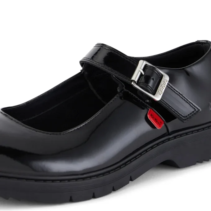 Finley MJ de charol negro para mujer