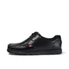 Fragma Lace de cuero negro para hombre