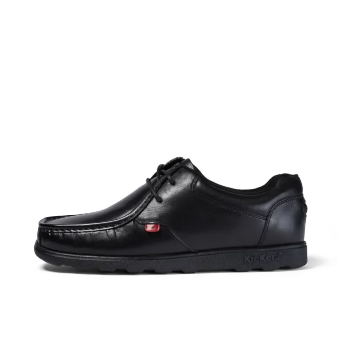 Fragma Lace de cuero negro para hombre