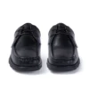 Fragma Lace de cuero negro para hombre