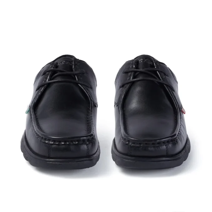 Fragma Lace de cuero negro para hombre