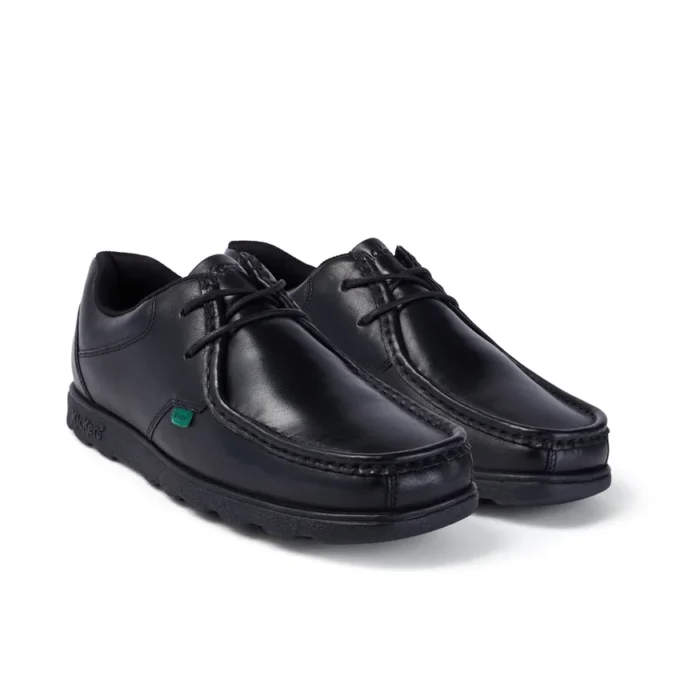 Fragma Lace de cuero negro para hombre