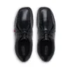 Fragma Lace de cuero negro para hombre