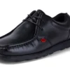Fragma Lace de cuero negro para hombre