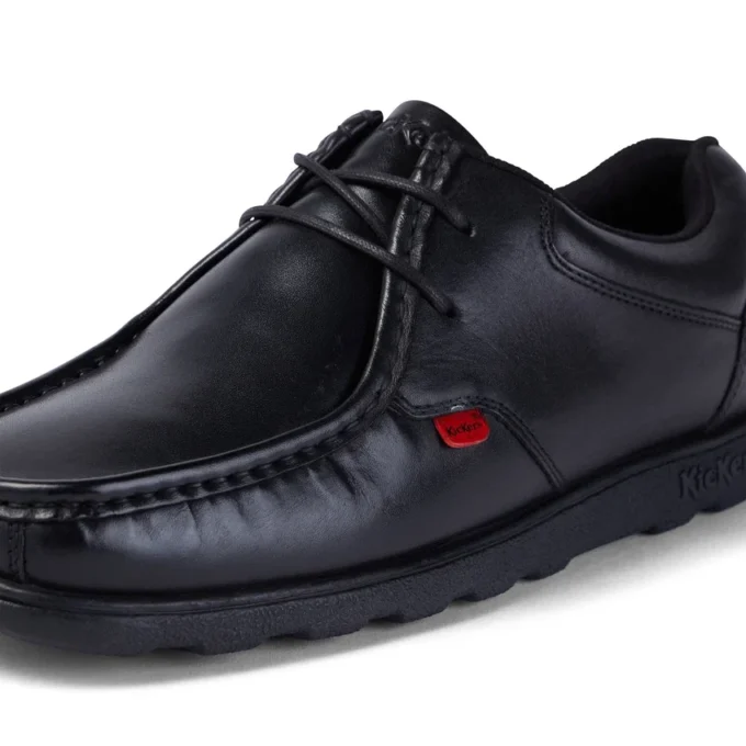 Fragma Lace de cuero negro para hombre
