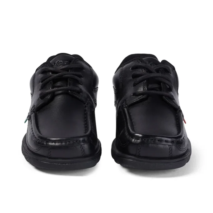 Fragma Lace de piel para niño, negro
