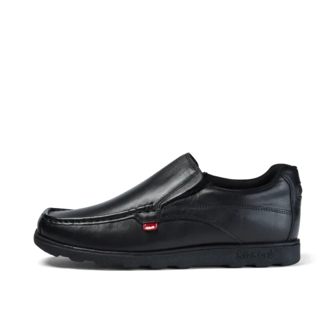 Fragma Slip de cuero negro para hombre