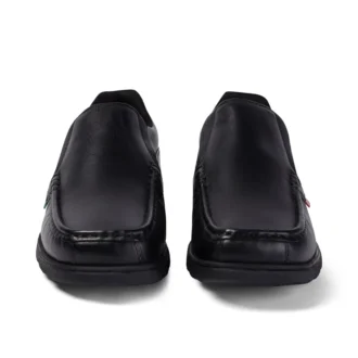 Fragma Slip de cuero negro para hombre