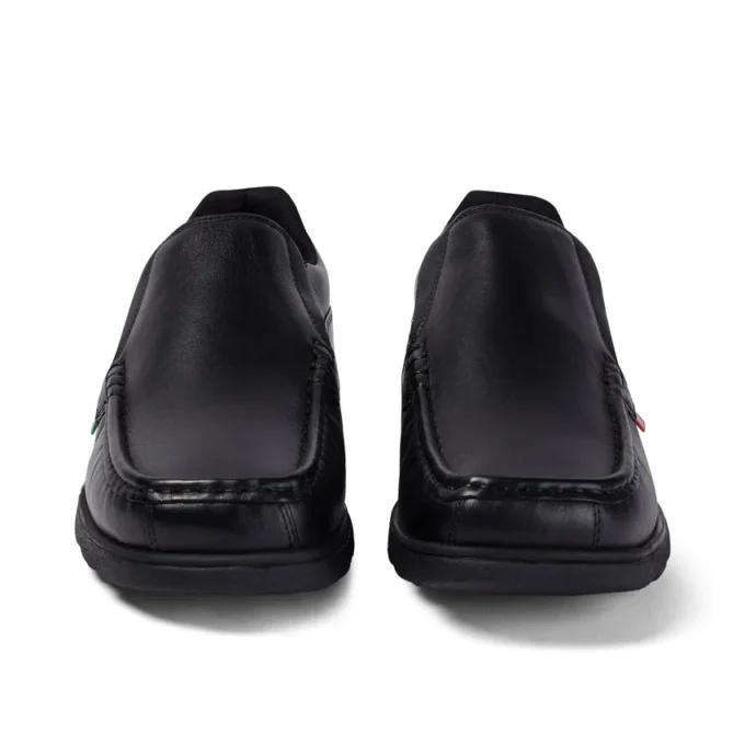Fragma Slip de cuero negro para hombre