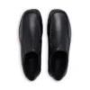 Fragma Slip de cuero negro para hombre