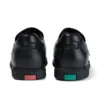 Fragma Slip de cuero negro para hombre