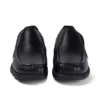Fragma Slip de cuero para jóvenes, negro