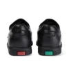 Fragma Slip de cuero para jóvenes, negro