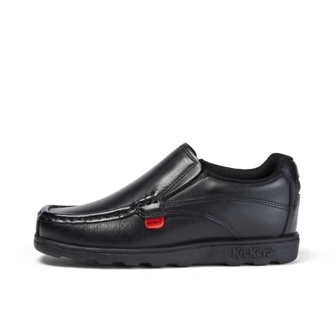 Fragma Slip de piel para niño, negro