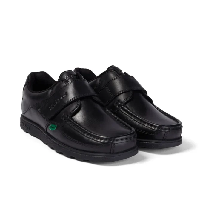 Fragma Strap de cuero para hombre joven, negro