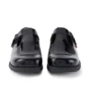 Fragma T-Bar de charol para niñas, negro