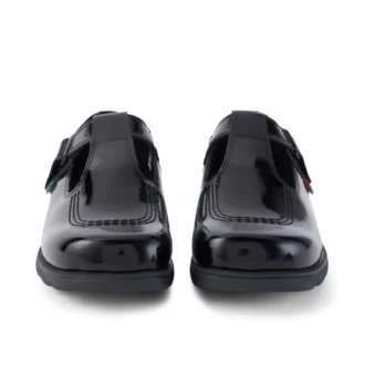 Fragma T-Bar de charol para niñas, negro
