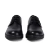 Hombres adultos Finley Lo de cuero negro
