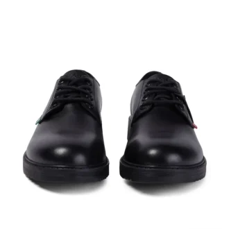 Hombres adultos Finley Lo de cuero negro