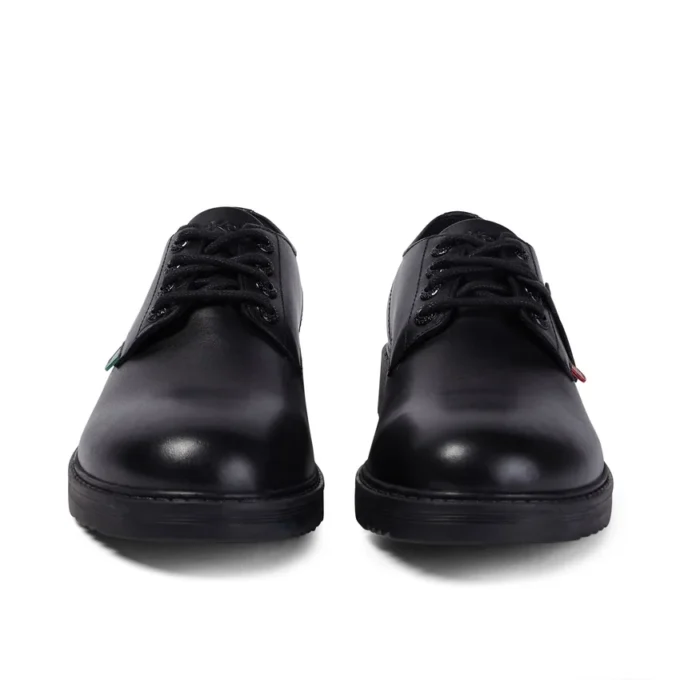 Hombres adultos Finley Lo de cuero negro
