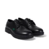 Hombres adultos Finley Lo de cuero negro