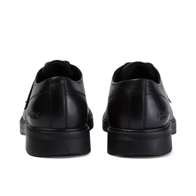 Hombres adultos Finley Lo de cuero negro