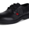 Hombres adultos Finley Lo de cuero negro