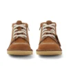 Infantil Unisex Kick Hi Zip Nubuck Beige