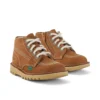 Infantil Unisex Kick Hi Zip Nubuck Beige