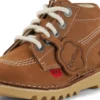 Infantil Unisex Kick Hi Zip Nubuck Beige