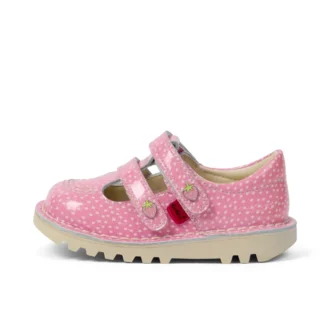 Infantil Unisex Kick T-Bar Fruit Charol Rosa