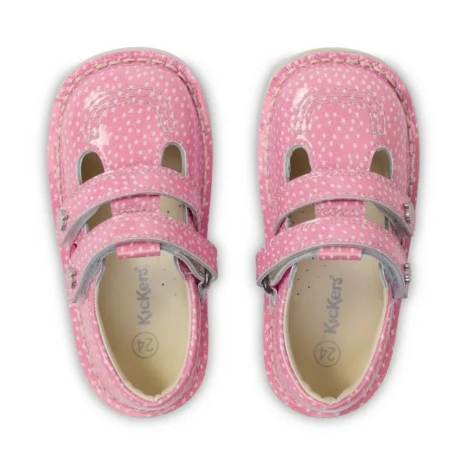 Infantil Unisex Kick T-Bar Fruit Charol Rosa