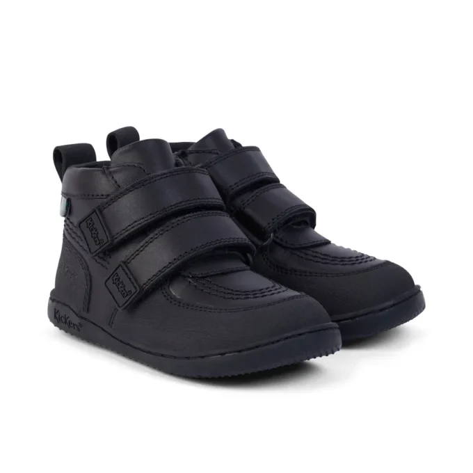 Infantil Unisex Playflex Hi Vel Cuero Negro