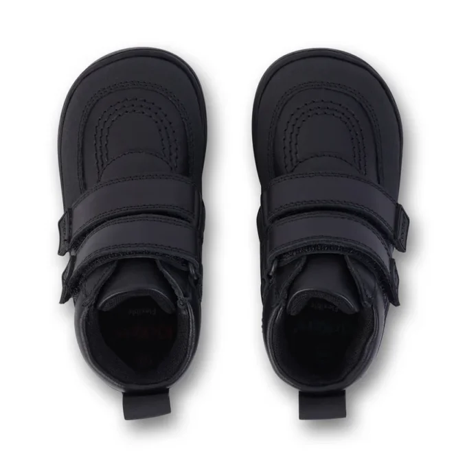 Infantil Unisex Playflex Hi Vel Cuero Negro