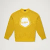 Jersey clásico de punto jacquard amarillo unisex para adultos de Kickers