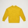 Jersey clásico de punto jacquard amarillo unisex para adultos de Kickers