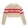Jersey con cremallera Kickers para mujer, blanco