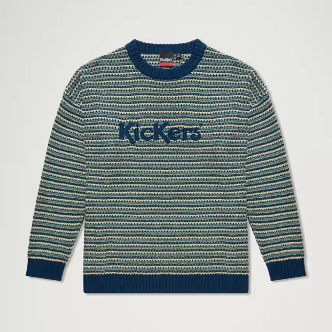 Jersey unisex para adulto con logotipo de Kickers en el pecho, multicolor