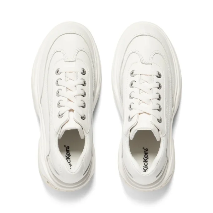 Kade Lo de cuero blanco unisex para adultos