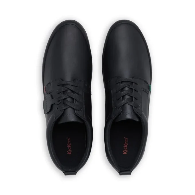 Kariko Gibb de cuero negro para hombre