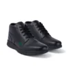 Kelland Hi de cuero negro unisex para jóvenes